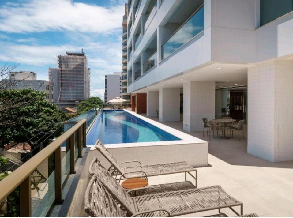 Loft 535 Farol Da Barra, Varanda, Piscina, Academia, No Farol Da Barra Salvador de Bahía Exterior foto